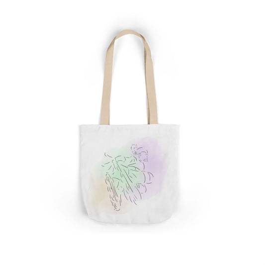Canvas Tote Bag, 5-Color Straps